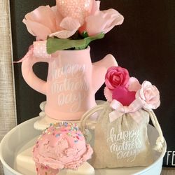 Mini Mothers Day Watering Can For Tiered Tray