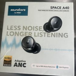 Space A40 Black 2 Wireless Headphones