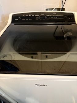 WHIRLPOOL CABRIO XL / Large Capacity Top-Load Washer (5.3 Cu. Ft. - WTW8000DW5) and Dryer (8.8 Cu. Ft. - WED8000DW3) Set ($1,000)