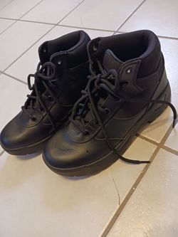 RG mens black work shoes size 10.5