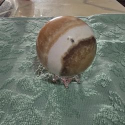 Orange Calcite Sphere 
