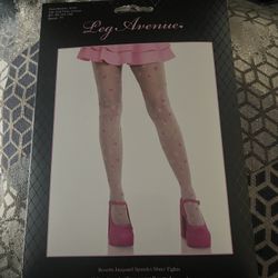 Leg Avenue Rosette Pantyhose 