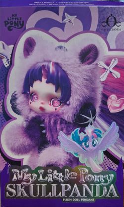 Pop Mart Skullpanda x My Little Pony Plush Doll