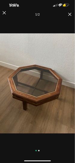 Wooden coffee table
