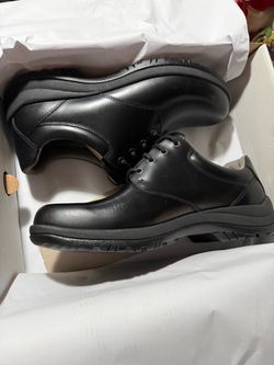 Dansko men’s black leather shoes size 44 us size 10.5 11 slip resistant