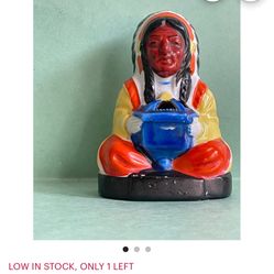 1950 Native American  Incense Holder Rare To Find