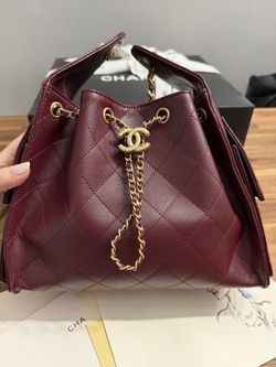 Chanel 25 Burgundy 