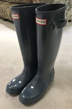 Grey Hunter Tall Boots, size 6