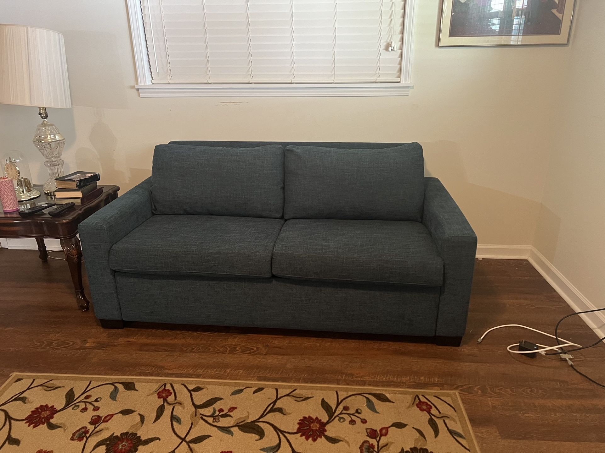 Teal Queen Sleep Sofa