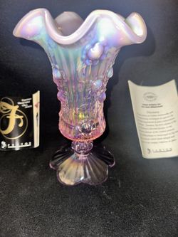 Fenton Glass Vase 