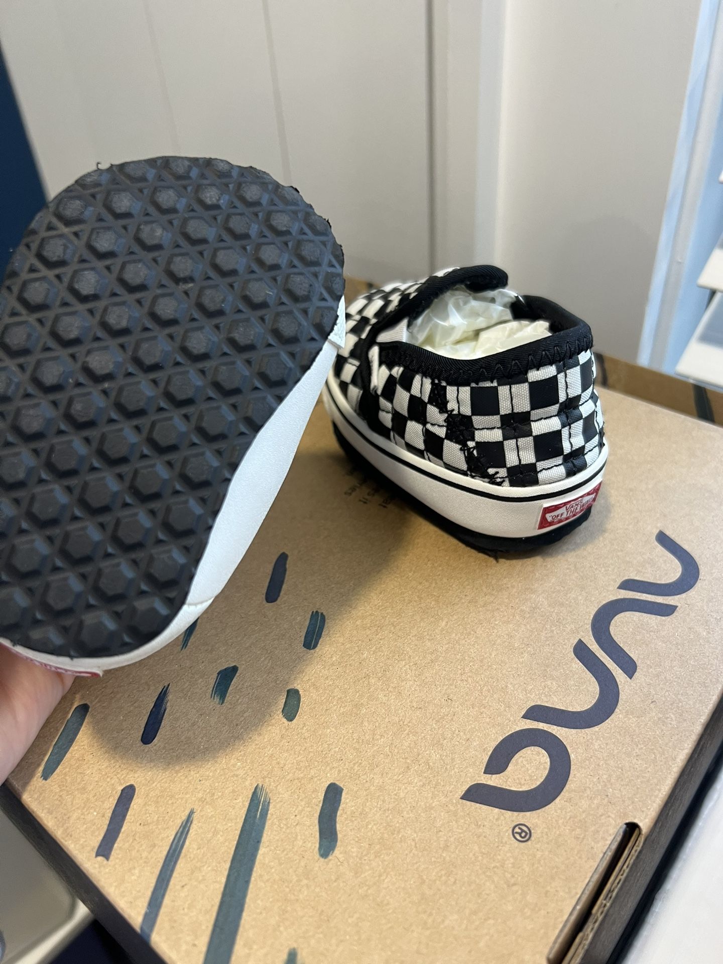 New Baby Checkered Vans Shoes