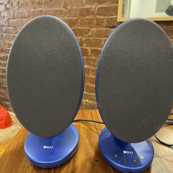 KEF Egg Speakers - Blue Speakers