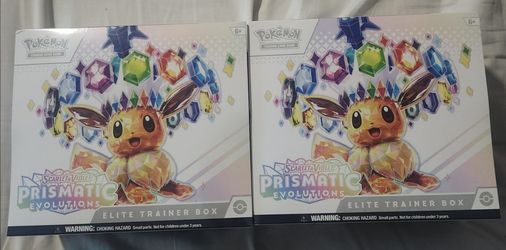 Pokemon Prismatic Evolutions ETB Lot of (2)