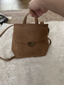 Leather Backpack Purse