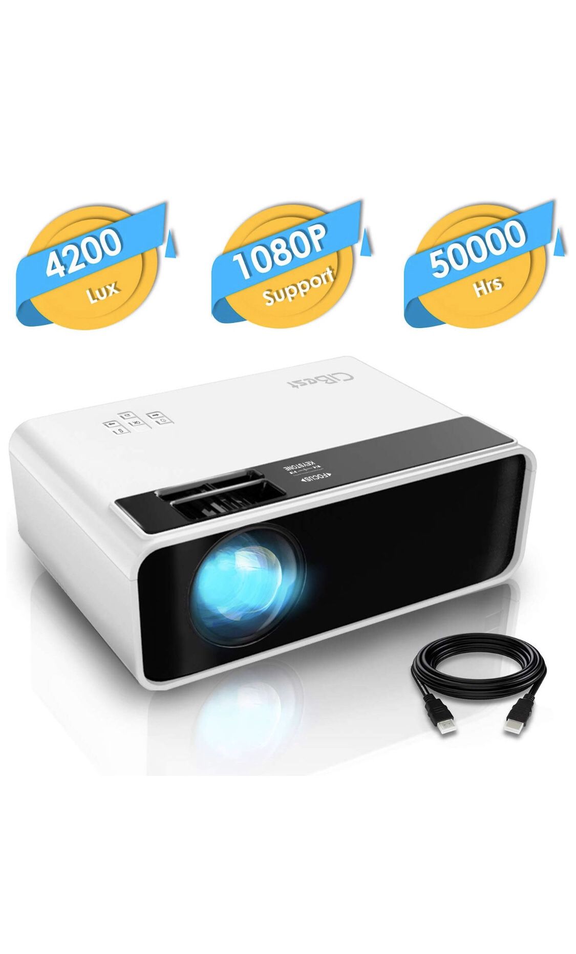LED Portable Projector 1080P Supported- BRAND NEW