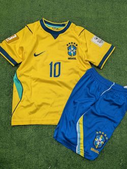 Brazil Home Jersey 2026 Brazil Kids Jersey Neymar Jr. Kids Jersey