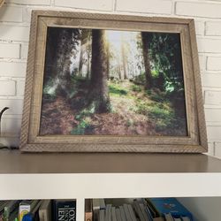 Rustic Framed Forest Art/Print 🌲 🖼️
