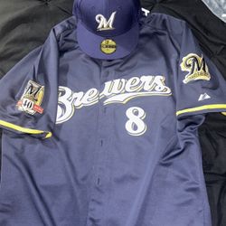 brewers jersey and fitted