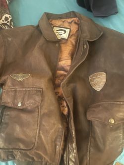 Pilot Retro Leather Jacket