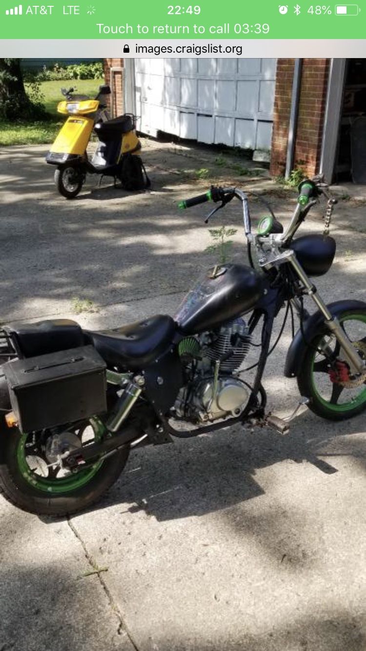 2004 sunl mini chopper 250cc
