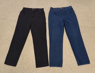 2 Pair Gloria Vanderbilt Amanda Jeans (Size 12) - $20.00 Each