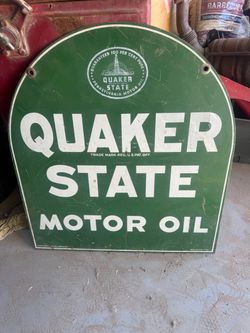 Quaker State Sign