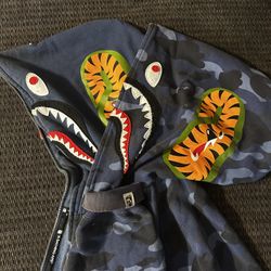Bape Hoodie Dark Blue