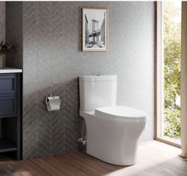 TOTO
Aquia IV 0.9 / 1.28 GPF Dual Flush Two Piece Elongated Chair Height Toilet with Push Button Flush