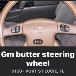 Butter Chevy Steering Wheel 