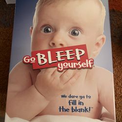 New Sealed Board Game Go Bleep Yourself
