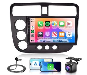Car Stereo for Honda Civic 2001-2005 wireless CarPlay android Apple