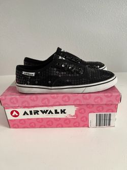 Airwalk Black Sequin No Lace Shoes
