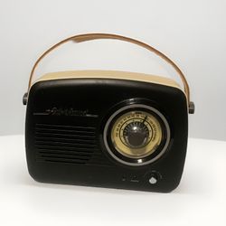 ART+SOUND Vintage Bluetooth Wireless Speaker With FM Radio Black AR3005