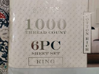 King size sheet set ( new)