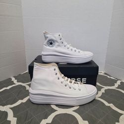 Converse Chuck Taylor All Star Move Platform High Top White Women's 10.5 NIB
