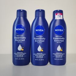 3 Nivea Body Lotion 8.4oz