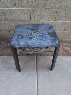 Metal Outdoor Tables with Rain dancing