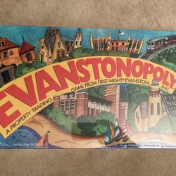 EVANSTONOPOLY Monopoly Board Game Evanston Chicago Suburbs