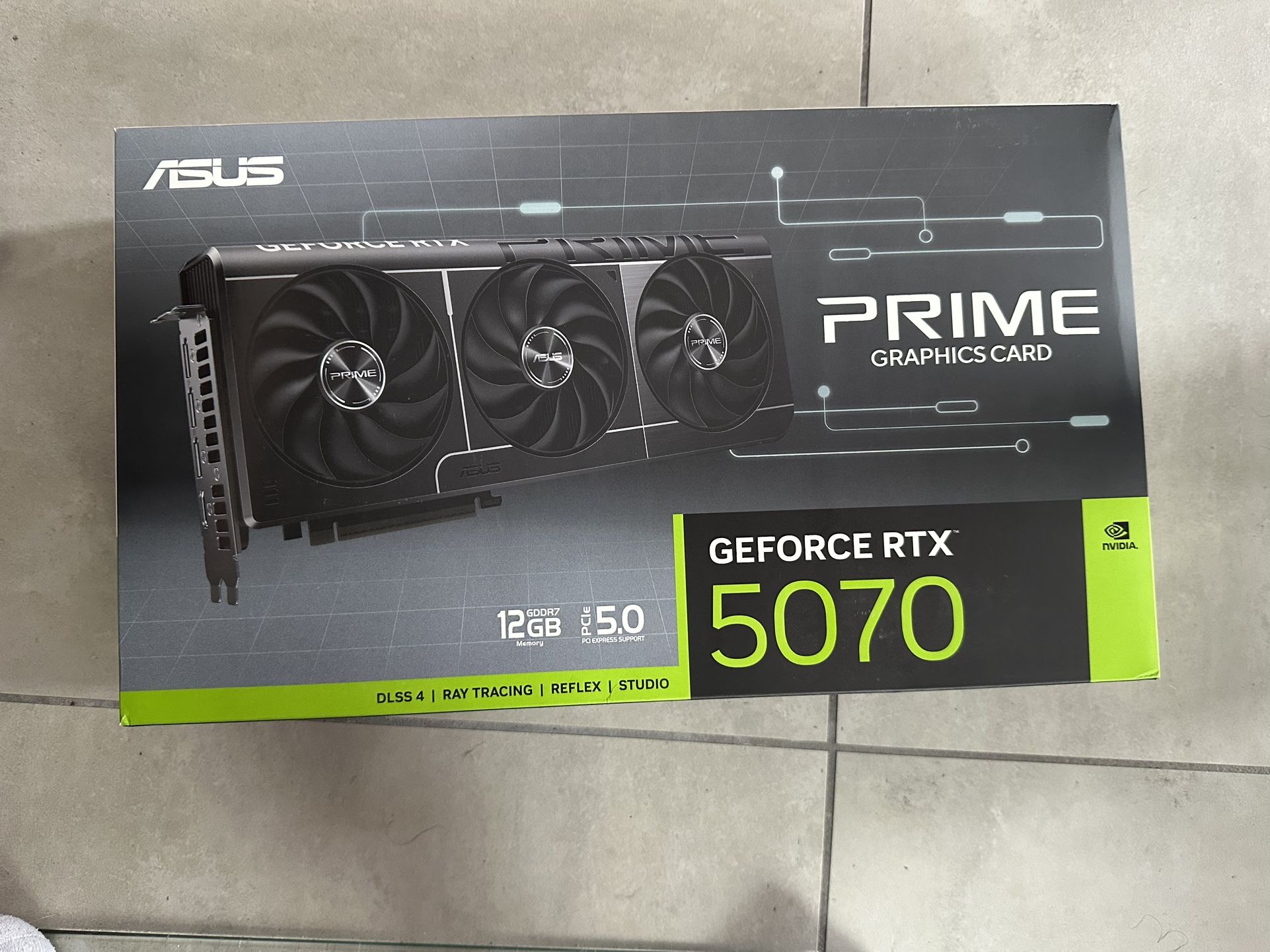 ASUS The SFF-Ready Prime GeForce RTX™ 5070 12GB GDDR7 Graphics Card