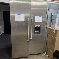 Thermador Stainless Steel 24" Refrigerator 24" freezer