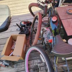 2 80cc Bike Engines  With Cruiser 