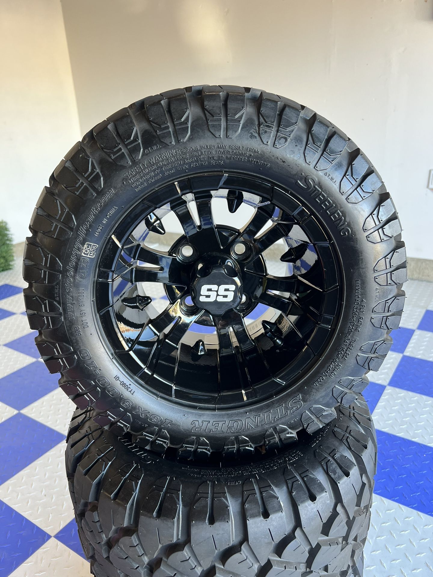 10” Golf Cart Wheels Off Road Tires 