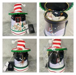 DISNEY Loungefly The Nightmare Before Christmas Candy Cane Carousel Spinning Figural Crossbody Bag (NWT) 