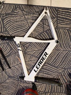 Leader 735 full carbon fork and seatpost