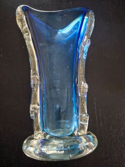 Stephen Rich Nelson Art Glass Vase