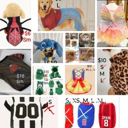 Dog / Cat Halloween Costumes And CLOTHING 
