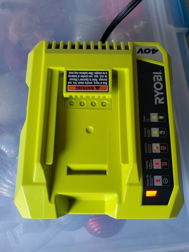 Ryobi 40v charger