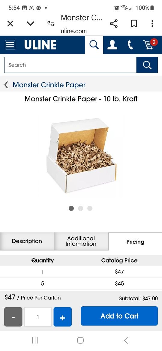 Crinkle Cut Paper