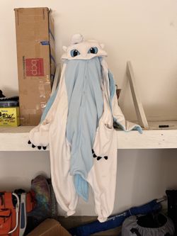 Light Fury Kigurumi Onesie - How to Train Your Dragon Costume Pajama