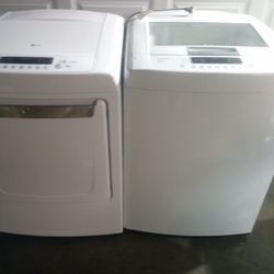LG washer and dryer gas big capacity